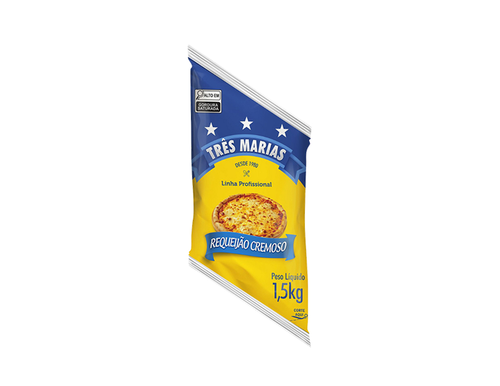 REQUEIJÃO TRÊS MARIAS SEM AMIDO 1,5 KG (CX 10 BIS)